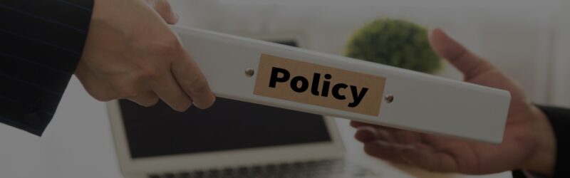 policy advisory banner